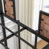 Twin Over Twin Size Metal Bunk Bed Black W84083686