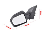 Replacement for 2015-2020 Ford F-150 F150 Driver Side Mirror Power / Signal / Blind Spot 22-Pin 32134459