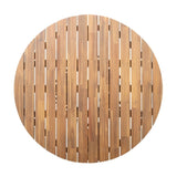 Outdoor Acacia Wood Patio Dining Table, 47.25-inch extra-large round dining table,for Backyard, N770P313798L