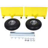 600lb Panel Dolly , 10in. Pneumatic Wheels,yellow W46559168