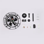 ZUN 20''Industrial 5-Blade Ceiling Fan with remote control ,5 ABS Blades small size ceiling fan--Matte W1592P192430