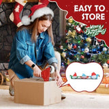 6.6 FT Lighted Christmas Inflatable Decoration, Inflatable Three Christmas Gnomes Elves, Funny Blow 49965532