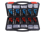 Helicoil Thread Repair Kit 320-Piece SAE and Metric Rethreading Tool Kit 34760886