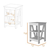 Clio Auxiliary Table, with two shelves B128P189930