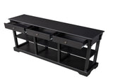 Console Sofa Table with Ample Storage, Retro Kitchen Buffet Cabinet Sideboard with Open Shelves and 25351153