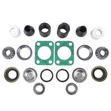 Front Axle King Pin Rebuild Kit Fit for Chevy GMC K3500 Bearing Bushing Spring Seal 02442257