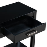 U_STYLE Contemporary 3-Drawer Console Table with 1 Shelf, Entrance Table for Entryway, Hallway, N711P234485B
