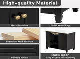 36" Bathroom Vanity with Sink, Ceramic Sink, One Tip-out Drawer, 3 Side Drawers, Adjustable Shelf, N759P284623B
