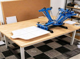 4 Color 1 Station Screen Printing Press, 21.2x17.7in / 54x45cm, 360&deg Rotatable Silk Screen with 66932620