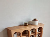 North America A Grade Cherry One Piece Solid Wood Storage Rack Simple European Style Solid Wood W1283P298338