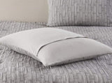 3 Pc solid soft bedding set modern style King/Cal King 100% cotton all season sheets-Charcoal sateen B035P309787