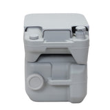 ZUN Portable Toilet With 5.3 Gallon Waste Tank and Carry Bag, Porta Potty for RV Boat Camping, Gray W2181P148123