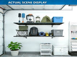 4 Pack Garage Wall Shelving Heavy Duty - 1.4 x 4 Foot Wall Mounted Storage Shelves with Built-in W5072P469263