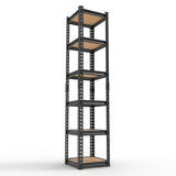 6-layer adjustable shelf spacing, gourd-shaped perforation, rubber mallet with gloves, display rack, 36931994