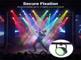 4.68.7 Ft Foldable Tripod Stage Light Stand 10-Height Adjustable Metal Truss for DJ Wedding Concert 44087859