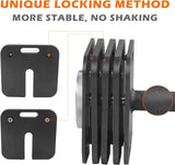 Adjustable Square Dumbbell Plates, 6 Pieces 5lb Weight Plates T3060P290426