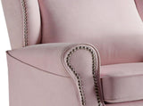 Tamaki Pink Fabric Glider Chair with Swivel B2726P242562