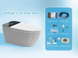 Tankless Smart Toilet With Bidet Built In, One-piece Bidet Toilet Seat, Auto Flush,Heated Seat, Warm T5879P486659