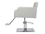 PVC leather aluminum alloy foot pedal rivet type square chassis high oil pump barber chair 150kg 19160742