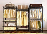 Wire Garment Rack Heavy Duty Clothes RackCloset Organizer Metal Garment Rack Portable Clothes 61970875