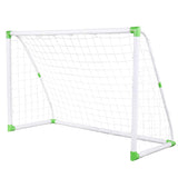 ZUN 6' x 4' Soccer Goal Training Set with Net Buckles Ground Nail Football Sports 22590076