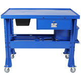Premium Tear Down Table and 3.5Gallon Part Washer,Mobile Parts Washer,Cabinet parts washer with 110v W465P266867
