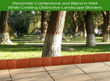 Plastic Lawn Edging, Interlocking Garden Landscape Border, 20Piece 16ft Flexible PP Garden Edging 17884576