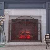 FIRE SCREEN 65187.00BLKCOP