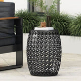 Metal end Table -Large 73609.00BLK