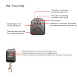 1Pcs Motorcycle Front Or Rear Electric Remote Control License Plate Holder Kit Ignitor Interface for 42462347
