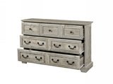 Farmhouse 7 Drawers Dresser for Bedroom, Rustic Chest of Drawers with Natural Texture, Vintage W1785P208362
