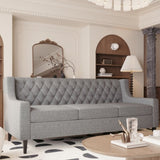 78.75'' 3-Seater Sofa, Button Tufted Backrest with Comfy Cushion, Mid Century Modern Couches for W680P188561