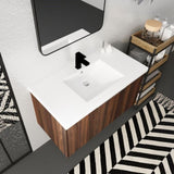 Modern Design 36 Inch Float Mounting Bathroom Vanity With Sink Soft Close Door,2 W99952552