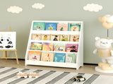 4-Tier Bookshelf,Kids Book Display Shelves,Toy Storage Organizer for Kids Room Playroom 60412810