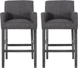 Upholstered 30.5 inch Counter Stools - Charcoal/Gray 71253.00CHAR