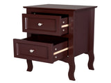 2pcs Country Style Two-Tier Night Tables Large Size Grown 85450800