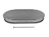15" Oval Full Finned Polished Aluminum Air Cleaner Filter Fits for Chevy SBC 350 400 62104847