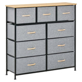 Kitchen Storage Cabinet/Fabric Cabinet-Light Grey 66821456