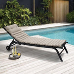 ZUN 2PCS Set Outdoor Lounge Chair Cushion Replacement Patio Funiture Seat Cushion Chaise Lounge 29832737