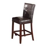 Espresso and Walnut Counter Height Stools B062P181290