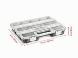 3-Pack 21-Compartment Small Parts Organizer, Removable Dividers,for Nuts, Bolts, Screws & Nails 45929600