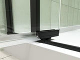 32-36"W X 72"H left and right opening universal pivot shower door, open outside, with 1/4" and 5/16" W2122P446434