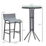 ZUN Bar chair set （Prohibited by WalMart） 64912485