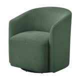 Ardena Green Swivel Barrel Chair B050P322596