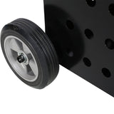 Firewood Cart,fireplace log rolling cart,wood rack ,heavy duty in door outdoor rolling cart W46543806