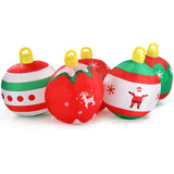 6.9 FT Lighted Christmas Inflatable Decoration, Inflatable Five Christmas Balls, Funny Blow Up Yard 92958187