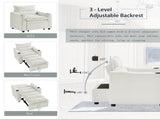 Sleeper Sofa Chair Bed, Convertible Sofa Chair 3-in-1, Adjustable Sleeper Chair Pullout Sofa Bed W1117P265773