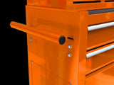 High Capacity Rolling Tool Chest with Wheels and Drawers, 8-Drawer Tool Storage Cabinet--ORANGE 17657840