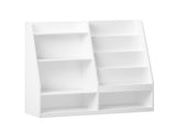 Kids Bookshelf and Toy Storage Organizer, Multifunctional 4 Tier Wooden Kids Book Shelf with 63676275