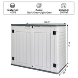 ZUN 260gal Outdoor Storage Box 74931044